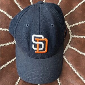 Nike San Diego Padres Navy Baseball kids Cap with Orange & White SD Logo
